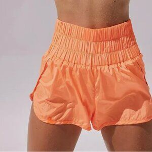 Free People Movement Burning Up Orange "The Way Home" Shorts